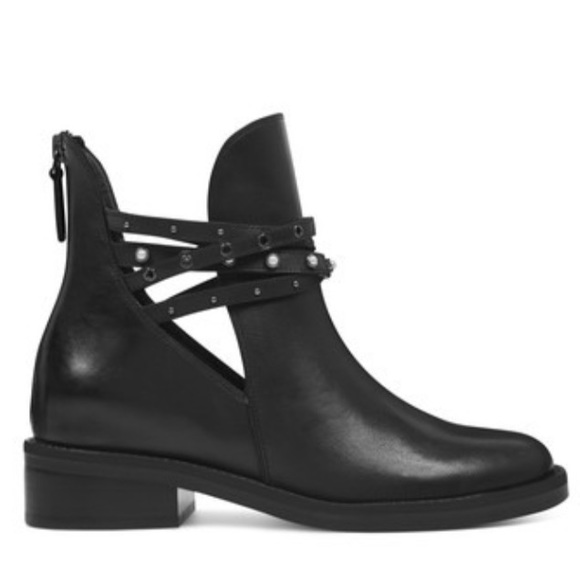 NEW Nine West Studded Cut Out Booties Boots - Picture 2 of 7